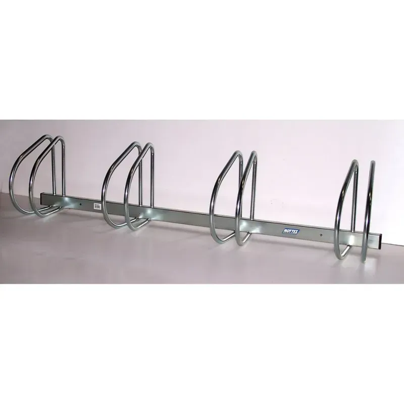 Ratelier 4 vélos mural - Angle 90°