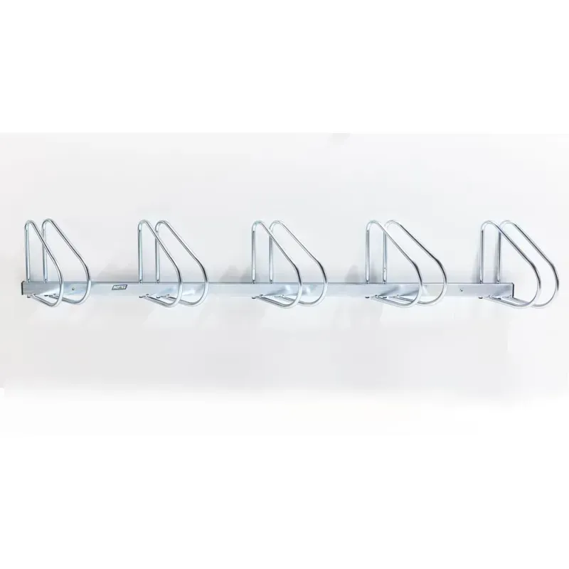 Ratelier 5 vélos mural - Angle 45°