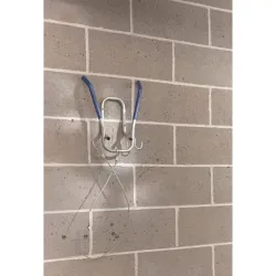 Crochet de fixation mural 1 vélo rabattable