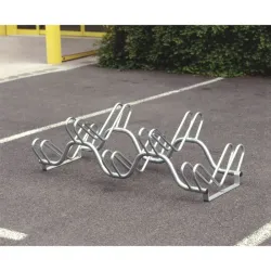 Râtelier vélos au sol sur 2 niveaux