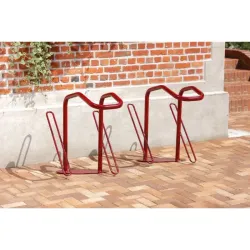 Râtelier vélos avec arceau antivol pour roue avant et cadre