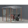 Abri à vélos bois 4m²