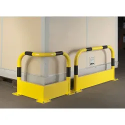 Mottez B366 - Arceau de protection industriel avec plinthe D.89 mm