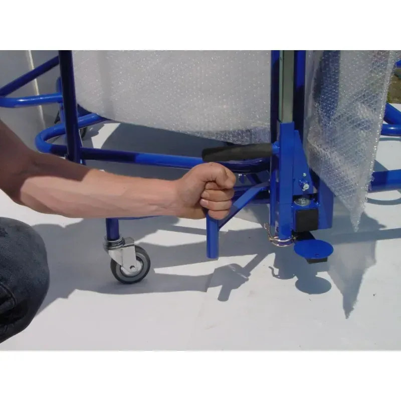 Dérouleur coupeur film à bulles - Vertical