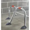 Arceau de parking rabattable - Fermeture cadenas