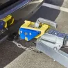 Mottez A073B - Antivol remorque avec cadenas caréné intégré
