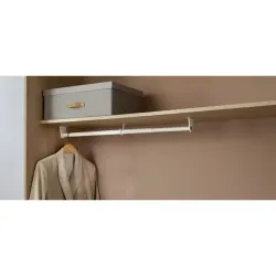 Mottez - Barre de penderie 40 à 240 cm
