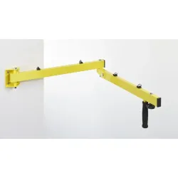 Bras orientable pour projecteur de quai et support radian