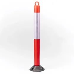 Mottez - Poteau de signalisation flexible + anneau passe chaîne