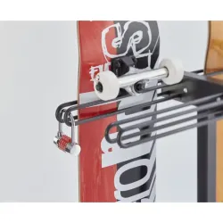 Mottez M059S - Range 4 skateboards sur pied avec antivol