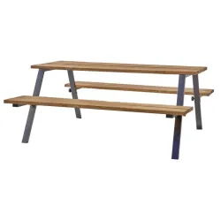 Lot de 2 pieds pour table de pique-nique