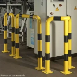 Mottez - Arceau de protection industriel droit D.76 mm