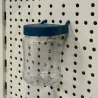 Bocal de rangement avec capuchon pour panneau perforé