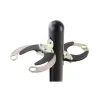 Poteau avec pinces antivol pour rangement de 2 trottinettes