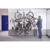 Suspension avec crochets coulissants pour 5 vélos