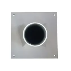 Support de fixation pour mât de pavillon d.60 mm sur terrasse