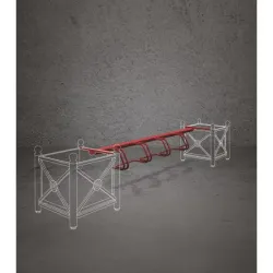 Support vélos à fixer sur jardinière - Jardivélo