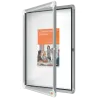 Vitrine murale d'intérieur avec porte battante - Nobo premium