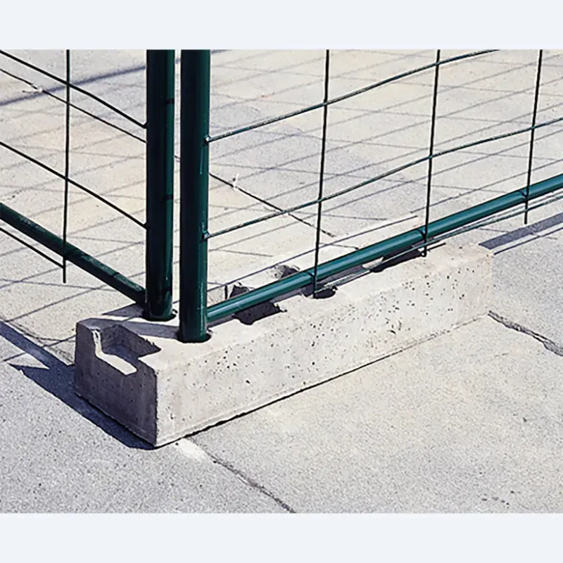 Bloc béton pour clôture de chantier