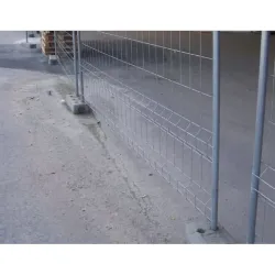 Plot béton pour clôture de chantier