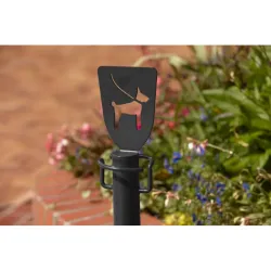 Potelet accroche laisse animaux de compagnie