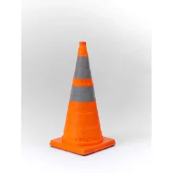 Cône lumineux rétractable pour la signalisation