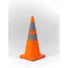 Cône lumineux rétractable pour la signalisation