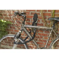 Sabot d'ancrage avec anneau antivol pour deux roues