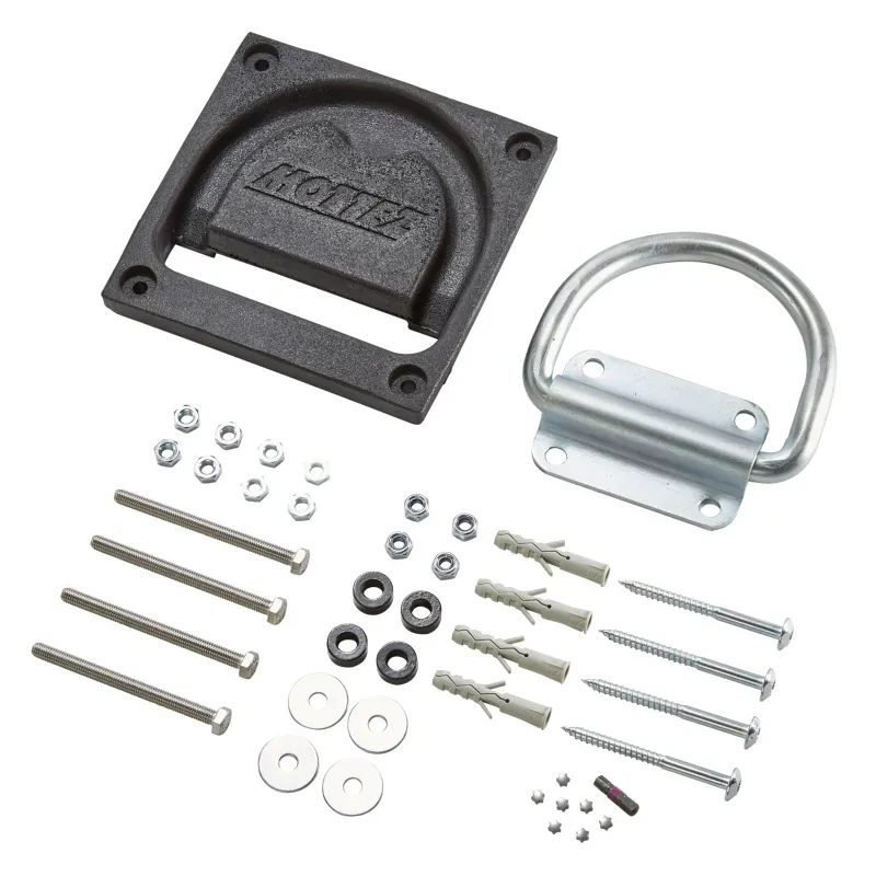 Sabot d'ancrage pour deux roues  avec anneau antivol