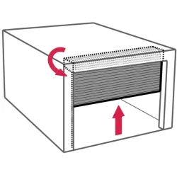 Kit antivol pour porte de garage à ouverture verticale