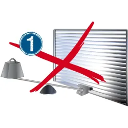 Kit anitvol pour tout modèle de porte de garage