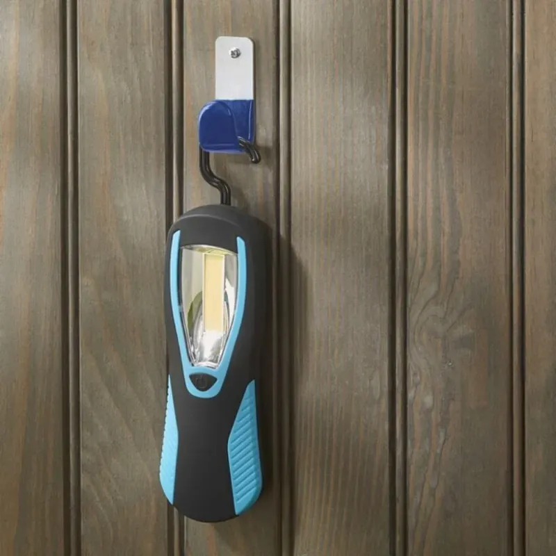 Lot de 5 accroches fer plat gainés