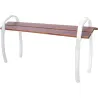 Banc extérieur Assis-debout bois acier