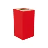 Corbeille publique tri sélectif en bois 40 litres