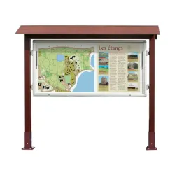 Vitrine Aluminium et Bois