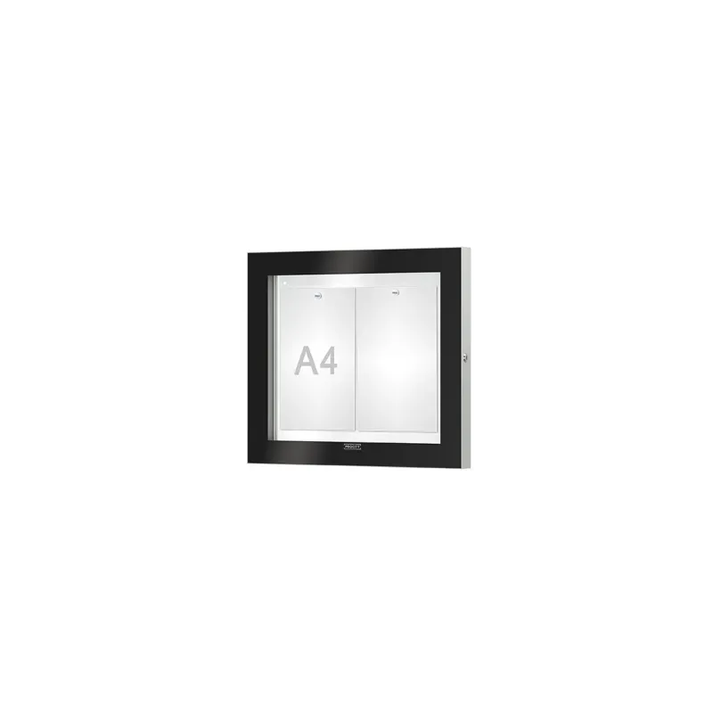 Vitrine 2 à 9 A4 pour affichage mural modèle Procity Edge