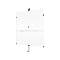 Bardage Procity Voûte &quot;M&quot; en verre sécurisé pour abri vélo