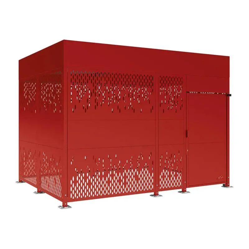 Parking Procitity Horizon pour vélos avec bardage acier et ou bois