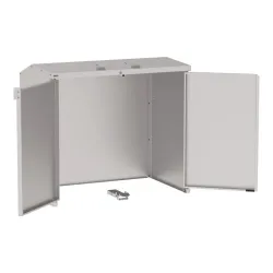 Abri conteneurs et biodéchets Berlin simple ou double flux