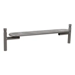 Banc public  en métal avec assie ronde sans dossier couleur au choix