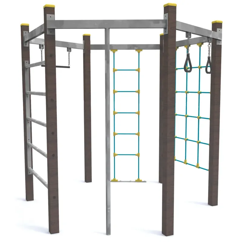 Jeu à grimper l'escalade hexagonale éco-responsable