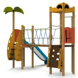 Jeu extérieur l'île aux trésor pour collectivités