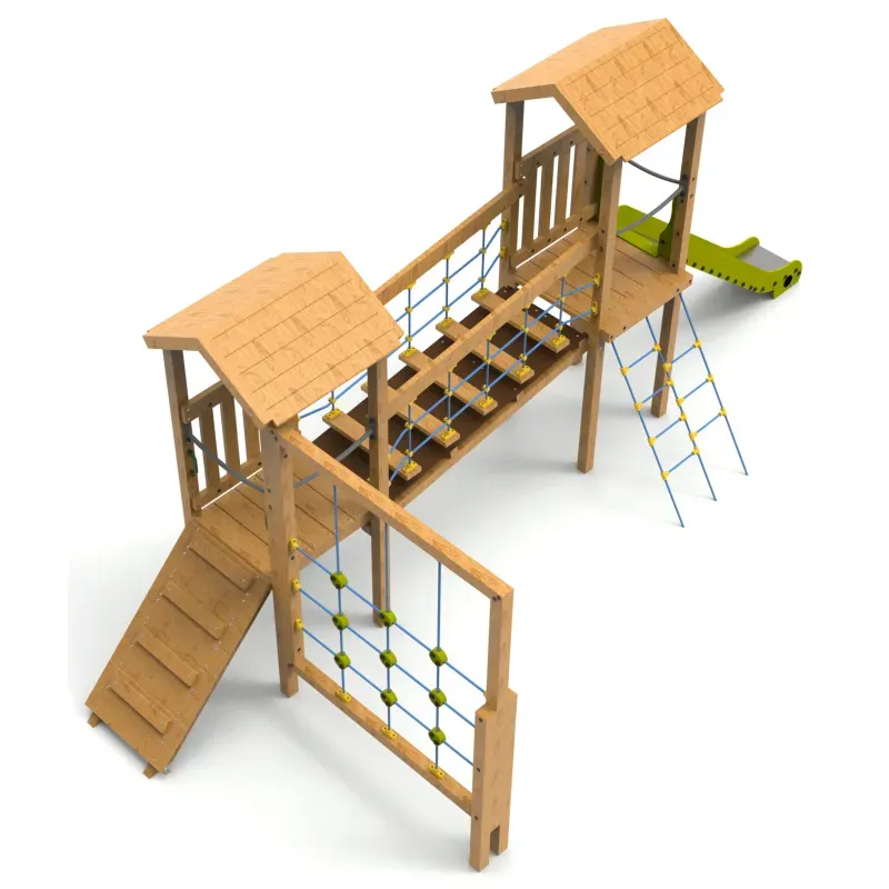 Aire de jeux bois Selaya