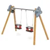 Balançoire double berceau - 2 enfants