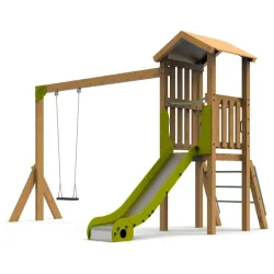 Aire de jeux bois Ruiloba