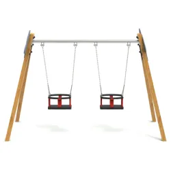Balançoire double berceau - 2 enfants