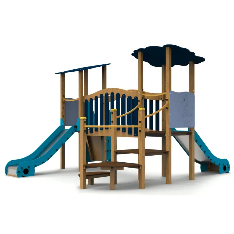 Aire de jeux bois Saja