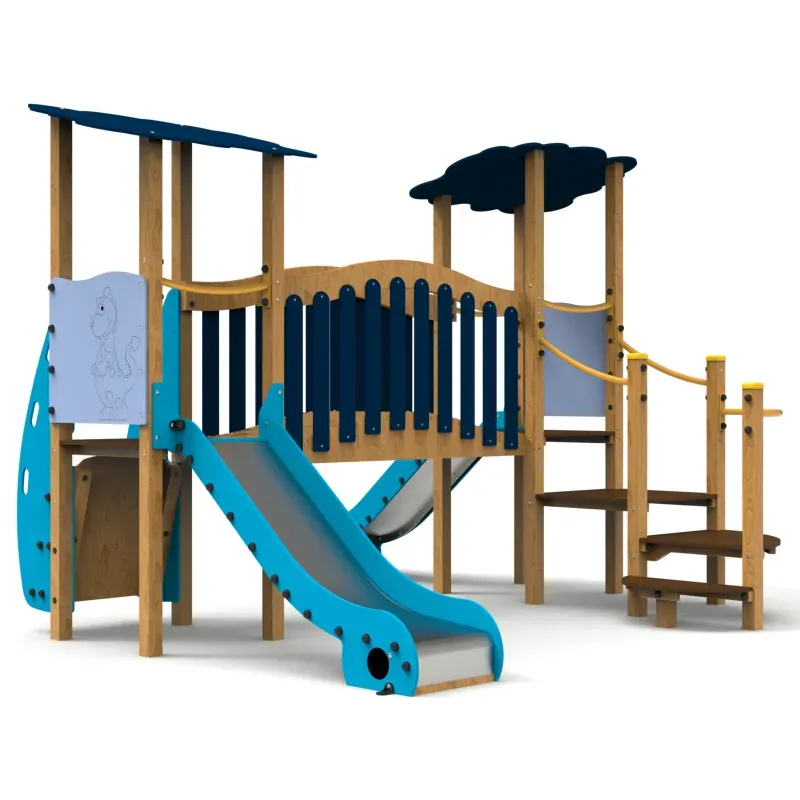 Aire de jeux bois Saja