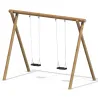 Balançoire bois Rustique - 2 enfants