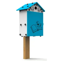 Boîte à livres enfants inclusive PMR - Oiseaux